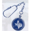 Key Holder with Genuine Texas State Quarter